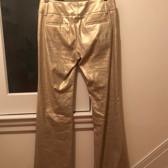 alice + olivia Gold Pants - Picture 3 of 3
